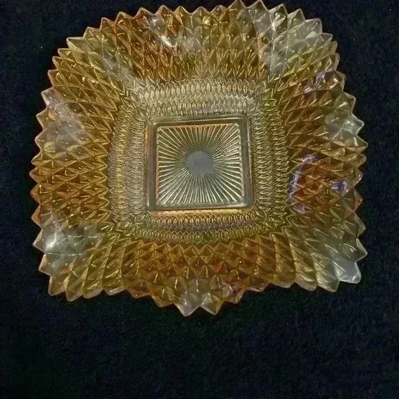 Indiana Glass, Vintage Bowl, 1970's Ashtray , Retro Dish, Candy Bowl - Picture 3 of 4